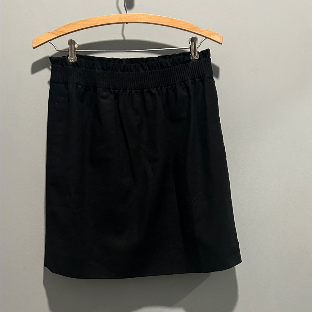 J. Crew Factory Black A-Line Skirt